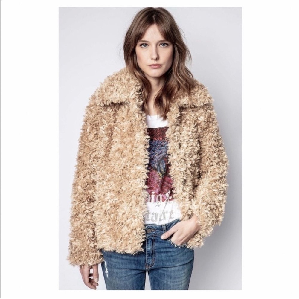 Zadig & Voltaire Fun Curley Coat.